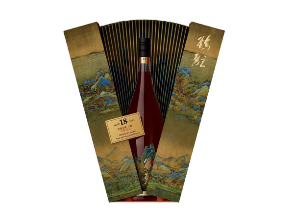 赣州鹤驻18年黄酒回收鹤驻新花雕18年珍藏版千里江山图行情价格