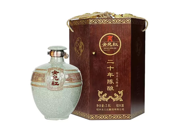 赣州女儿红绍兴黄酒回收女儿红二十年陈酿20年花雕酒2.8L坛装礼盒